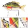 1 pcs ABS Plastic Multi Sections Artificial Fishing Lure Bait