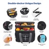 Maelstrom Lunch Box for Men,Insulated Lunch Bag Women/Men,24 Can Leakproof