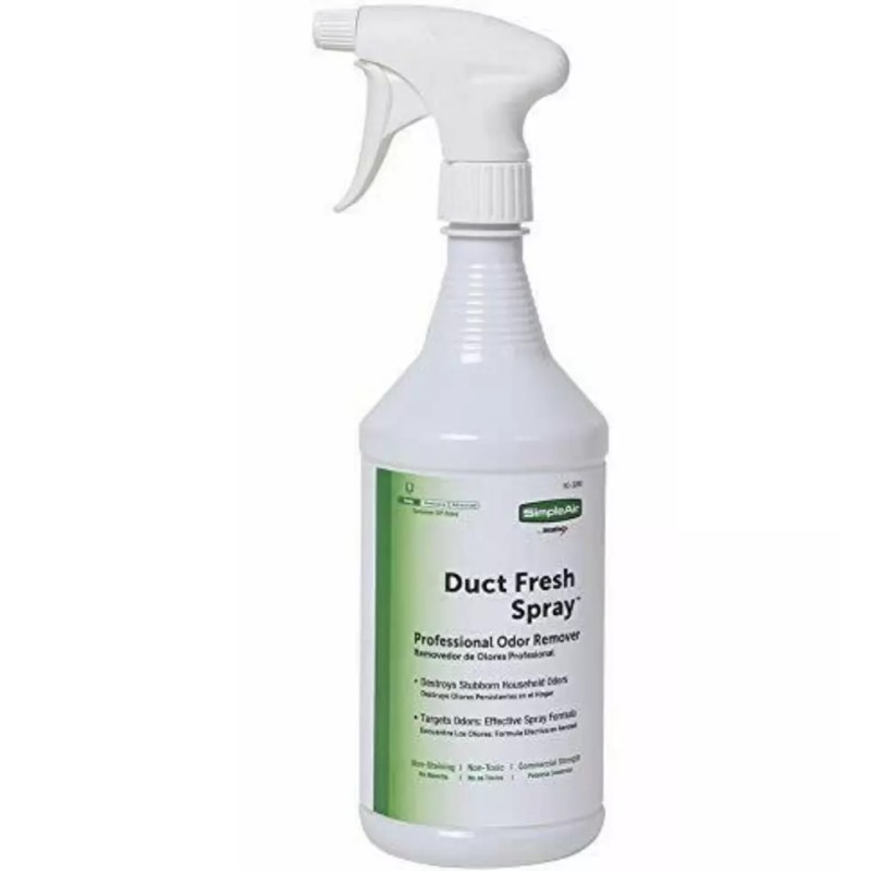 SimpleAir Duct Fresh Spray HVAC Air Freshener Cleaner Odor Remover,