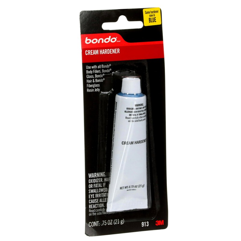 Bondo Red Cream Hardener – 0.75 oz Tubes, Color-Changing Indicator