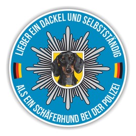Police Dachshund Car Sticker Dog K9 Reflective Dog Sticker Car Sticker Dog Film Dog Motif Siviwonder