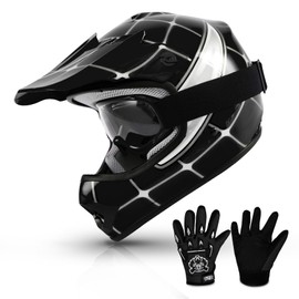 TCMT Youth Kids Dirt Bike Helmet DOT Approved Full Face Motocross Gear