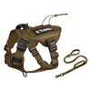 Petmolico Tactical Dog Harness with Leash, No Pull Dog Harness