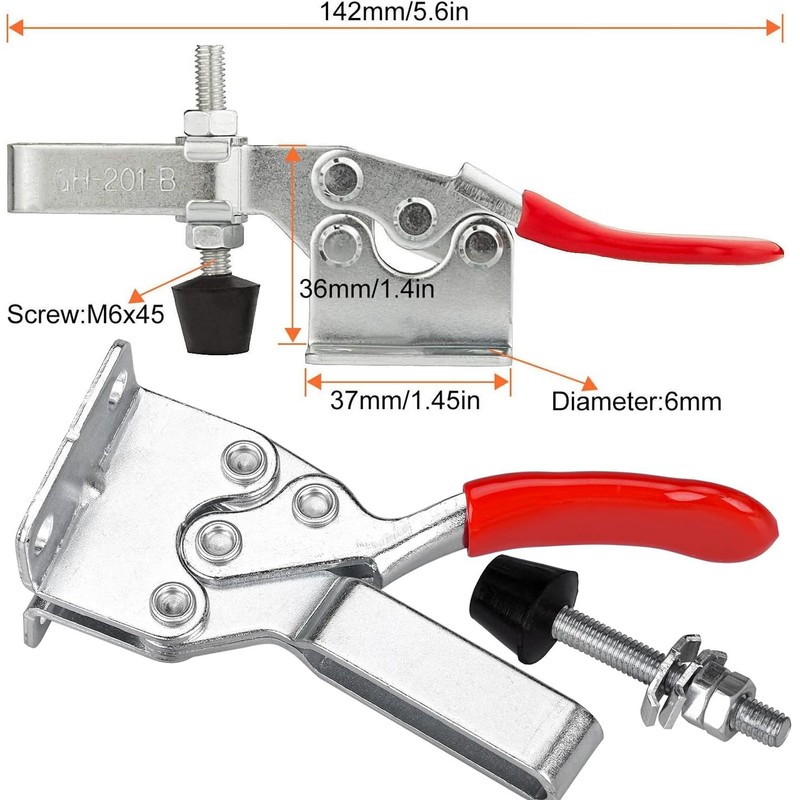 Toggle Lever Tensioner, Lostwry 6 Pieces 201B Quick Release Set