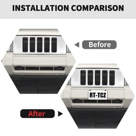 RT-TCZ License Plate Holder Front License Plate Frame Mount Bracket Accessories for Jeep Grand Cherokee 2004 2005 2006 2007 2008 2009 2010 2011,for Jeep Commander 2004-2011