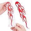 8Pcs 4 Colors Flame Car Stickers Flame Reflective Sticker Car