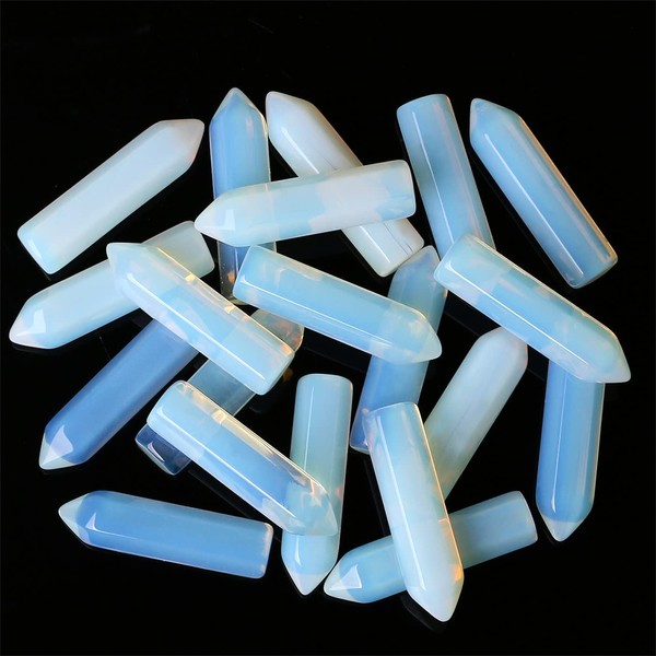 10PCS Opal Natural Healing Crystals Stones Sets Polished Tumbled Pocket
