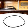 Alomejor Black Record Player Turntable Belt Replacement Rubber Recorder Drive