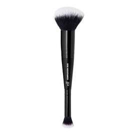 e.l.f. Cosméticos Complexion Duo Brush 2 en 1 herramienta de maquillaje vegano, aplica perfectamente corrector y base