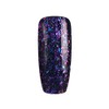 Bluesky Gel Nail Polish, Elektra Galaxy 6, Purple/Multi-Glitter, UV/LED Soak-Off