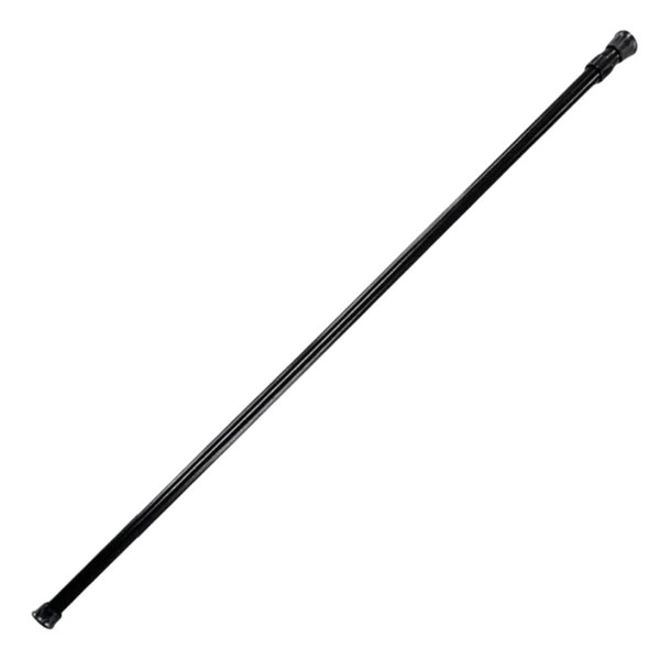 Tension Rod, Diameter 0.5 inches (1.3 cm), For Room Divider Curtains, Strong, For Room Drying, Fall Prevention, Bathroom, Support, Black, 23.6 - 43.3 inches (60 - 110 cm), 1 Piece