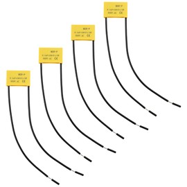 EMSea 4 x Capacitors, Earthing Filter, Arc Capacitor, 0.1UF, 100 Ohm, 1/2 W, 600 VAC for Machine Tools, Mechanical Protection