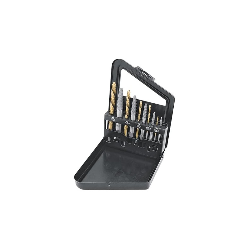 Titan 16013 10 Screw Extractor and Left Hand Drill Bit