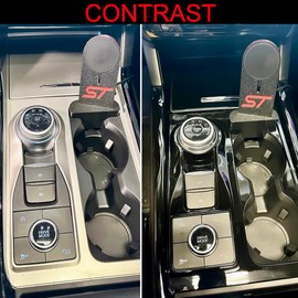 AOKIO Center Console Gear Shift Panel Cover Trim for Ford Explorer Interior Accessories 2020 2021 2022 2023 2024 (Glossy Black)
