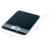 Beurer KS 19 slate kitchen scale, glass