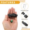 Partuto A/C Compressor Connector Plug Inner Male Female Wire Terminal