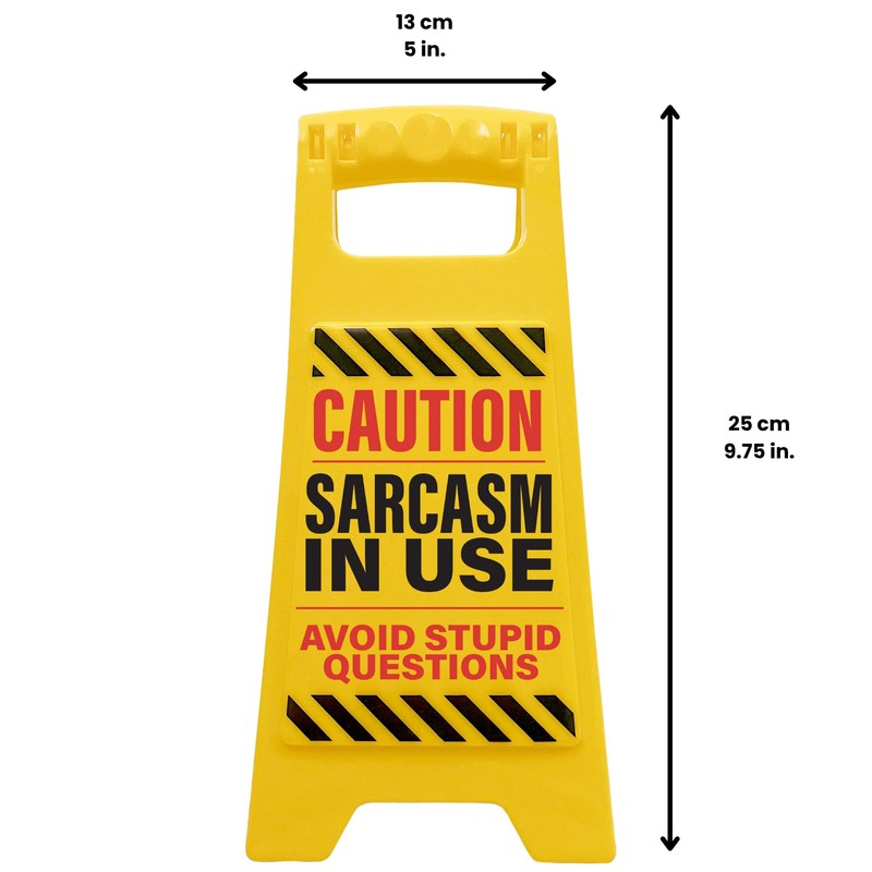 Boxer Gifts Sarcasm in Use Novelty Desk Sign - Funny