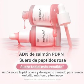 medicube Suero de Péptidos de ADN de Salmón PDRN Rosa, suero de brillo rosa, péptido, niacinamida, hidratante y reafirmante, tono de piel desigual, cuidado de la piel coreana | 1.01 fl.oz. (1.01 fl.oz