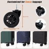 Eeeza Luggage Replacement Wheels, 4-Pack of 360° Smooth Rolling Spinner