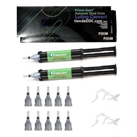 Prime Dental Cemento Dual Dental Automix Prime Dental ( 2 Pz )