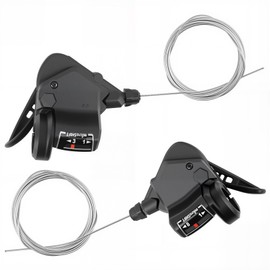 MEGHNA 1 Pair of Bicycle Gear Lever Bicycle Gears 3 x 8/9/10 Speed Gear Shifter Lever/Lever/Right Gear Lever (3 x 8 Speed)