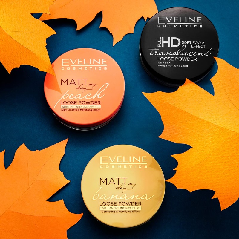 Eveline Cosmetics Matt My Day Synapy Matting Powder - Peach