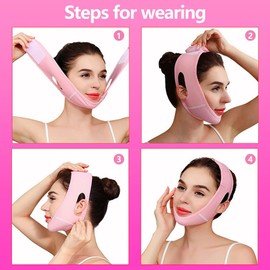 Inflatable Pump Mask V Face Small Face Shaping Pneumatic Sleep Mask Lifting Firming Face Bandage Chewing Muscles Double Chin (Black)