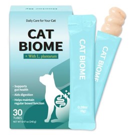 Doctor By Probióticos Cat Biome para Gatos. Antidiarrea. Apoyo Digestivo E Intestinal Felino. Salud Inmunitaria. Estómago Sensible. Estreñimiento. con