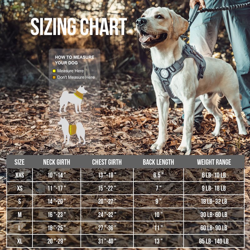 OneTigris Tactical Dog Training Vest No Pull Harness for Dogs,Adjustable