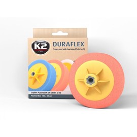 K2 Duraflex Polishing Sponge Polishing Pad with Support Pad Diameter 150 mm M14 Professional Quality Medium Hard