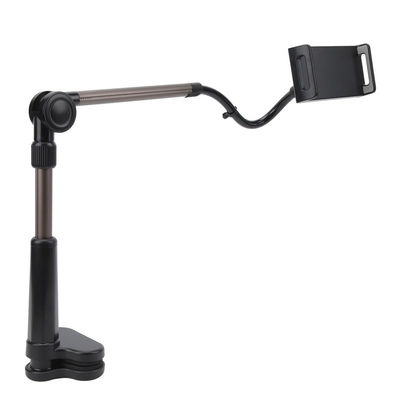 Tablet Clamp Holder Desk Mount Stable Flexible 360 Degree Rotation