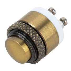OUDQFCJ Brass Bell Push Momentary Waterproof Button Screw Terminals