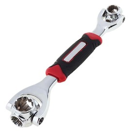 Amindz 48 in 1 Socket Spanner 360 Degree Rotary Wrench Adjustable Ratchet Wrench with Non-Slip Handle Multifunctional Socket Wrench for Home and Car Repair