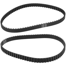 HASMX Cog Drive Belt Replacement Drive Belt for Disc Sander Ryobi Models BD4601, BD4600, BD4601G Replaces Part Number BD46075 (2-Pack)