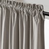 Lazzzy - Cortinas de terciopelo gris claro de 84 pulgadas