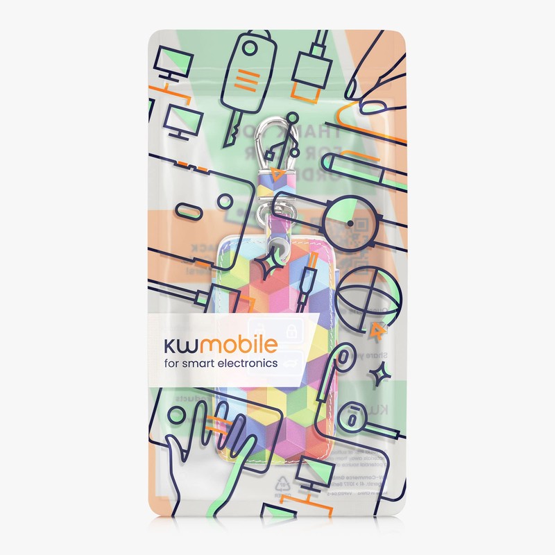 kwmobile Car Key Case Compatible with Renault 4-Button Smartkey Car