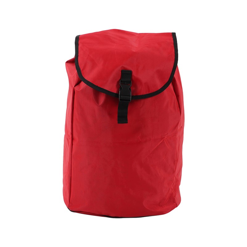 Red Folding Shopping Bag Waterproof Trolley Cart Handle Bag Reusable