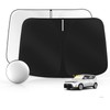 Sulagi Windshield Sun Shade for Kia Soul 2020-2025 Foldable Sunshade