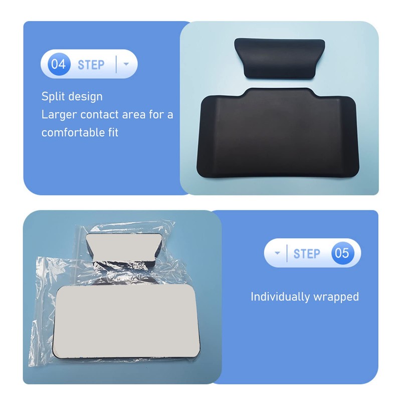 Backrest Pad, PU Leather Comfortable 3cm Thickness Rear Top Case