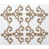 Unbranded {4} DECORATiVE MiNi ACCENT - Flourish Scroll Chipboard Die