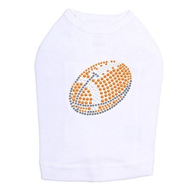 Football (Orange #2) - Dog Shirt, 3XL White