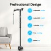 HEALTHBAZAAR Walking Cane for Men & Women - Self Standing