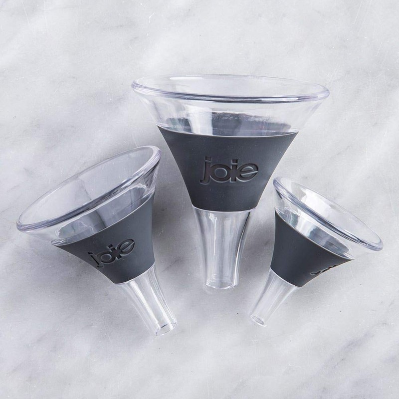 Joie Wide Mouth Plastic Funnel - Set of 3 (Assorted