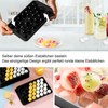Miaowoof Ice Cube Tray with Lid and Container, 2.5 cm