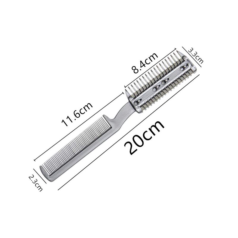 2Pcs Razor Comb for Dogs Cats with Extra Blades Double