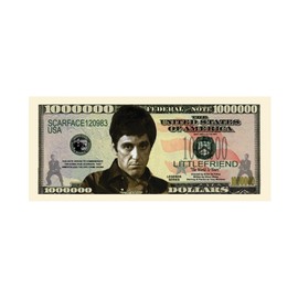 American Art Classics Set of 10 - Al Pacino Scarface Million Dollar Novelty Bill