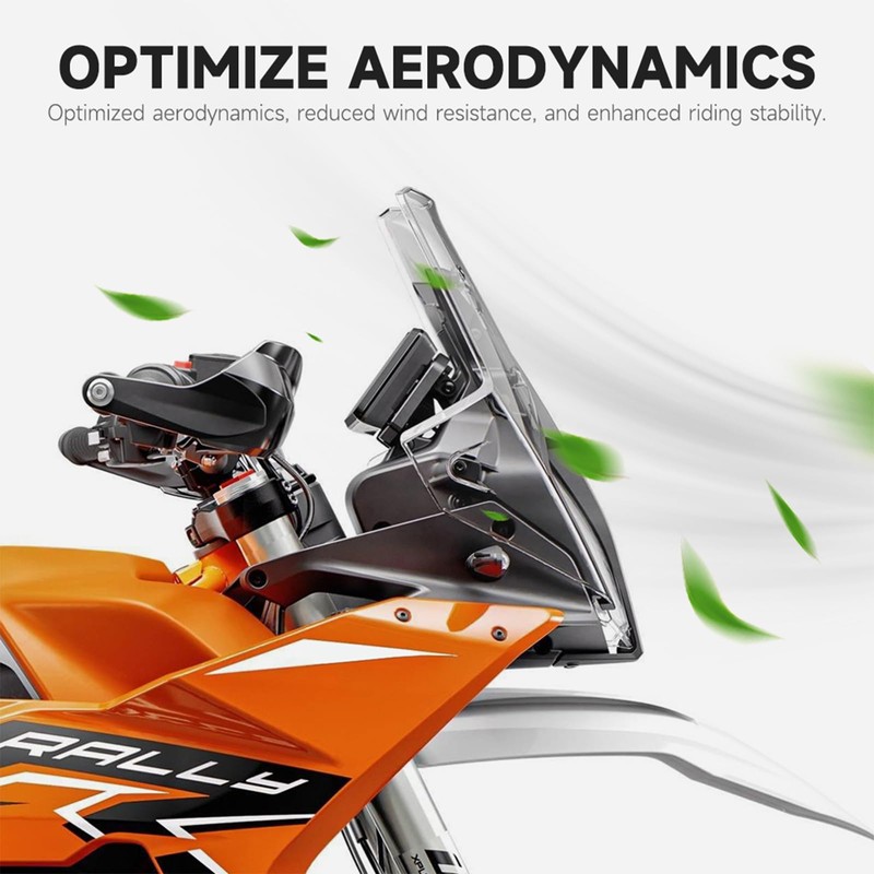 FWXEOZ Motorcycle Windshield Deflectors for 790ADV 890 ADV Adventure 2023-2025,