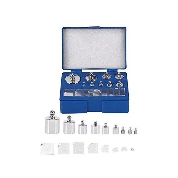 Acogedor 17pcs Precisión De Calibración Peso Set, Precision Peso 1
