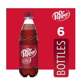 Dr Pepper Soda Pop, 16.9 fl oz, 6 Pack Bottles SAMEDAYY SHIPP!!!