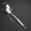 IMEEA 12.8-Inch Cooking Spoon SUS304 Stainless Steel Basting Spoon Large